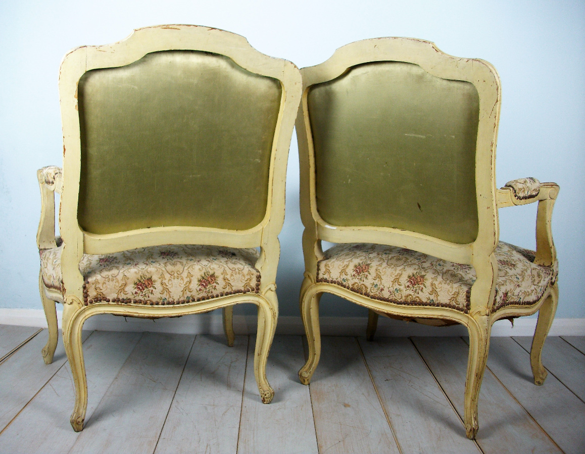 Pair of french fauteuils